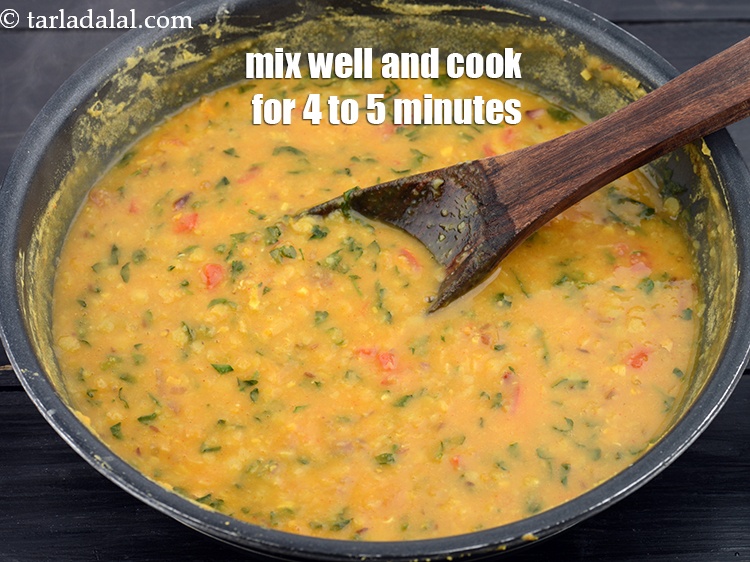 Step 21 – Mix well and cook on a medium flame for 4 to 5 minutes, while stirring …