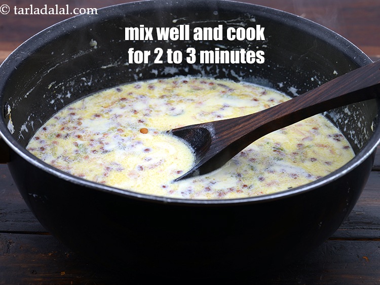 Step 21 – Mix well and cook on a medium flame for 2 to 3 minutes, while stirring …