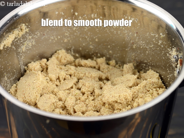 Step 20 – Blend to a smooth powder.