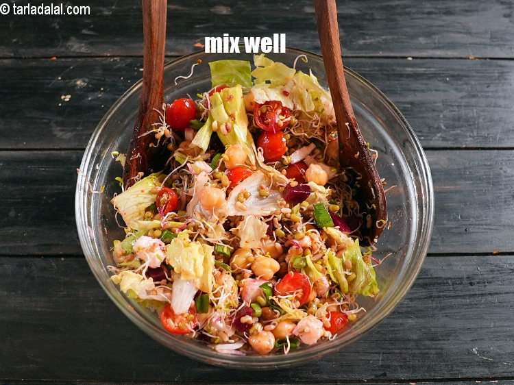 स्टेप 38 – <strong>स्प्राउट्स बीटरूट वेजिटेबल सलाद रेसिपी&nbsp;|&nbsp;स्प्राउट्स फेटा चीज़ वेजिटेबल सलाद&nbsp;|&nbsp;चेरी टमाटर, …