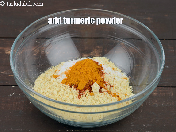 Step 7 – Add &frac12; tsp&nbsp;<a href="https://www.tarladalal.com/glossary-turmeric-powder-haldi-645i">turmeric powder (haldi)</a>
