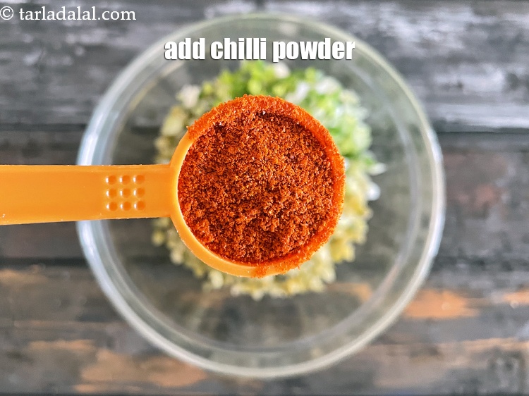 Step 22 – Add&nbsp;<meta charset="UTF-8" />1 tsp&nbsp;<a href="glossary-chilli-powder-red-chilli-powder-339i">chilli powder</a>.