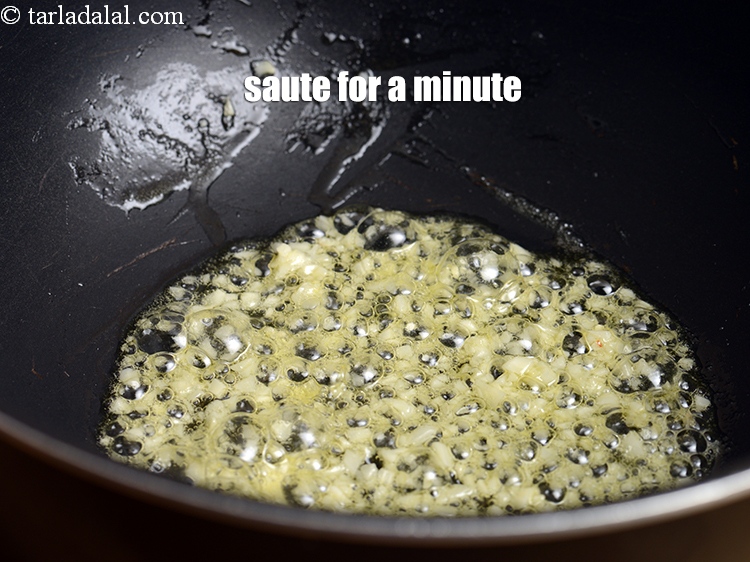 Step 23 – Saute for a minute.