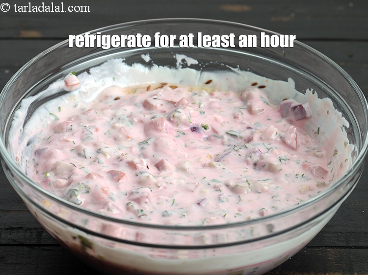 Step 21 – Refrigerate for at least an hour.