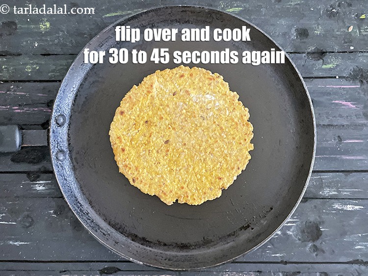 Step 24 – Flip over and cook again for 30 to 45 seconds.