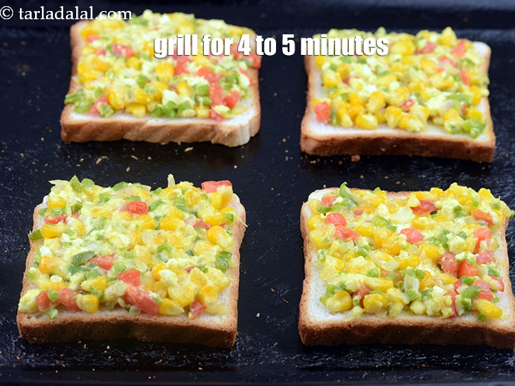 Step 21 – Grill in a pre-heated oven at 180&deg;c (360&deg;f) for another 4 to 5 minutes.