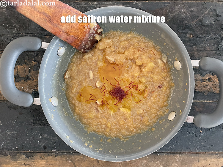 Step 28 – <p>Add the saffron-water mixture.</p>