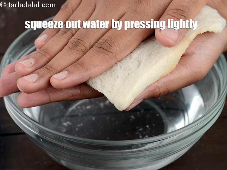 Step 21 – Squeeze out the water by pressing lightly between the palms of your hands.