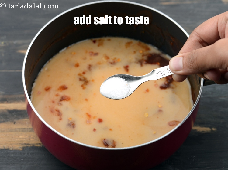 Step 22 – Add salt to taste.