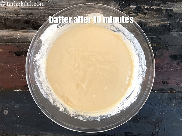 Step 25 – Batter after 10 minutes.