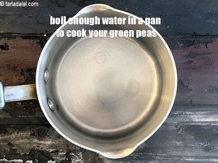 Step 3 – Boil enough water in a pan.