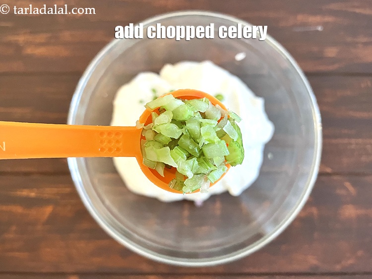Step 11 – Add&nbsp;1 tsp&nbsp;<a href="glossary-chopped-celery-799i">chopped celery</a>&nbsp;(ajmoda). This gives a lovely taste as celery is a bit bitter, …