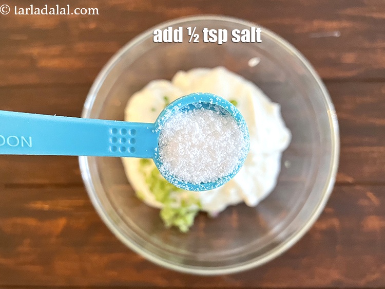 Step 12 – Add salt to taste. We added 1/2 tsp salt.