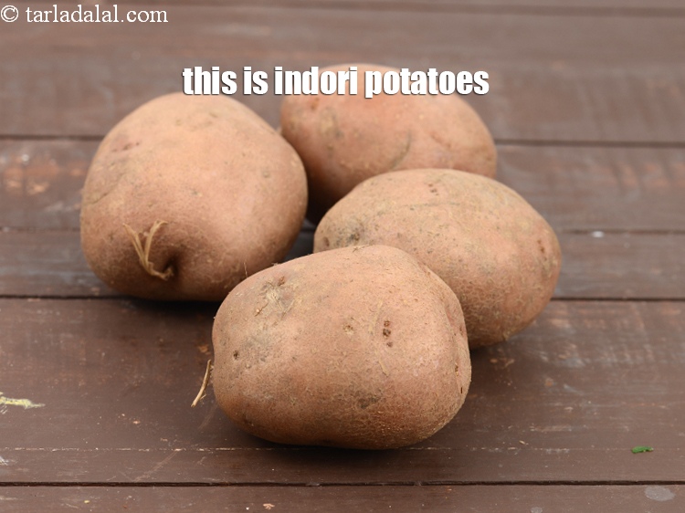 Step 5 – To make peri peri French fries, this is how <a href="https://www.tarladalal.com/glossary-indori-potatoes-2808i">indori potatoes</a>&nbsp;look like.&nbsp;Potatoes grown in …