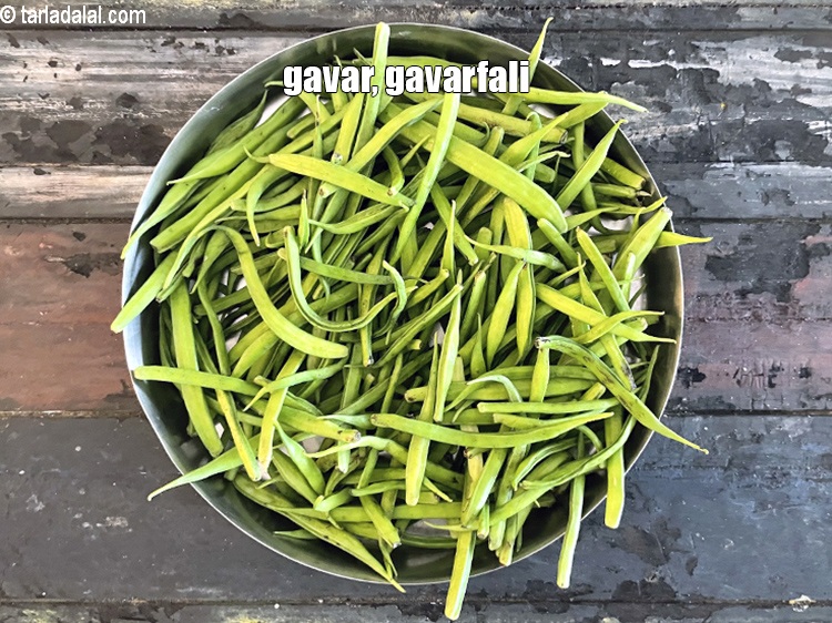 Step 3 – This is what gavar, gavarfali looks like.&nbsp;Unlike french beans, cluster beans take a long time …