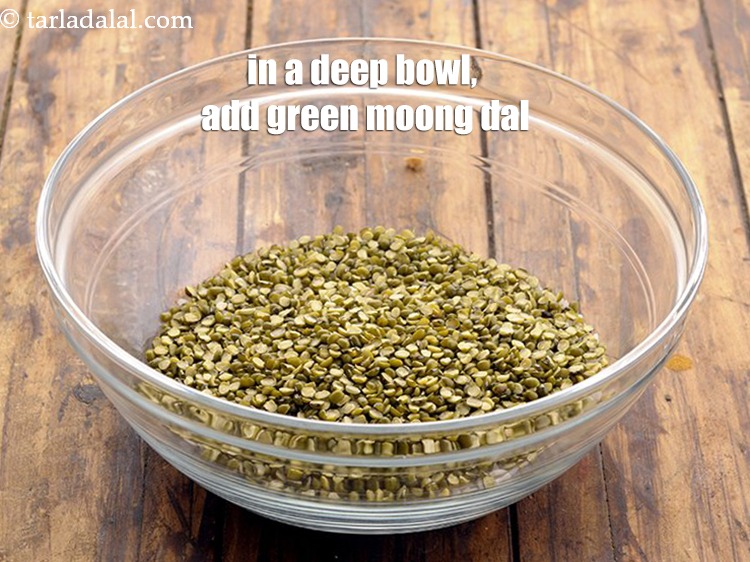 Step 3 – To make make&nbsp;<strong>green moong dal paneer paratha&nbsp;recipe | &nbsp;green moong dal breakfast recipe</strong>, in a …