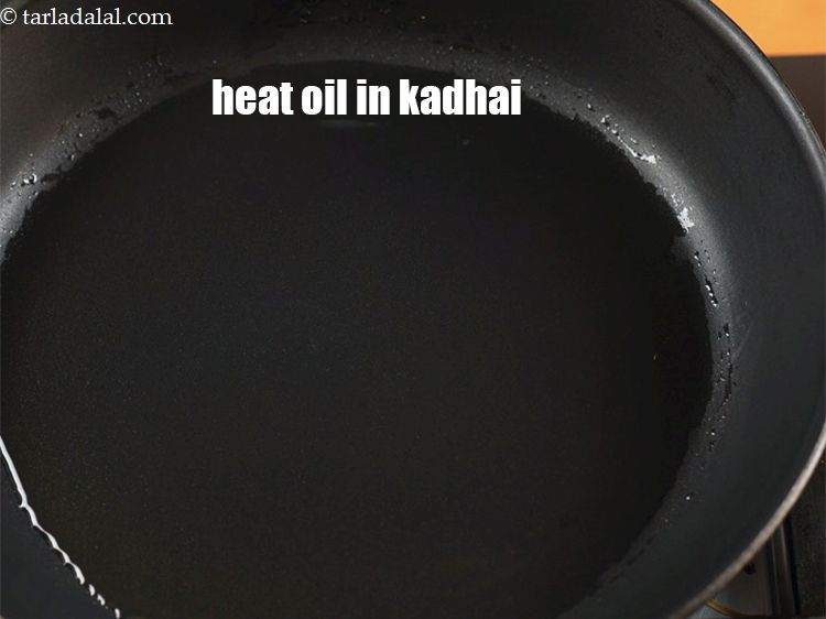 Step 4 – To make <strong>rice paper dumplings</strong>, heat 2 tbsp oil in a wok or a deep …