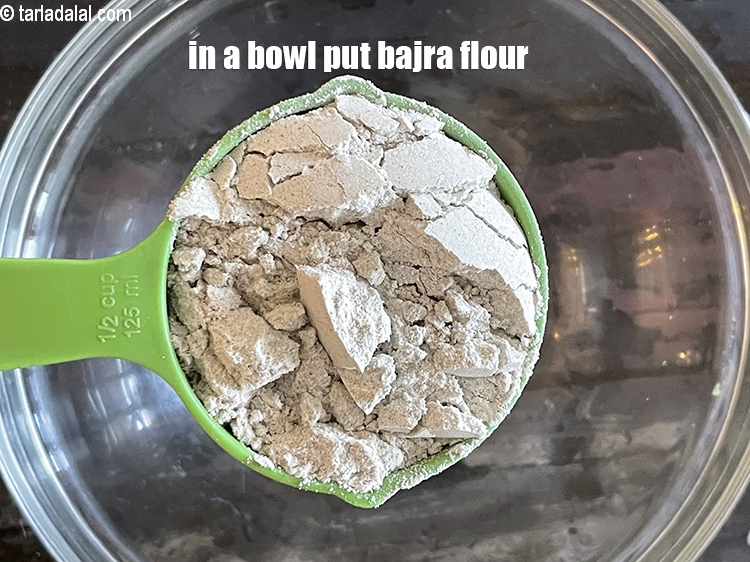 Step 3 – To make the dough for <strong>bajra khakhra recipe&nbsp;|&nbsp;Indian style bajra til khakhra&nbsp;|&nbsp;bajre ka khakhra&nbsp;|&nbsp;healthy snack …