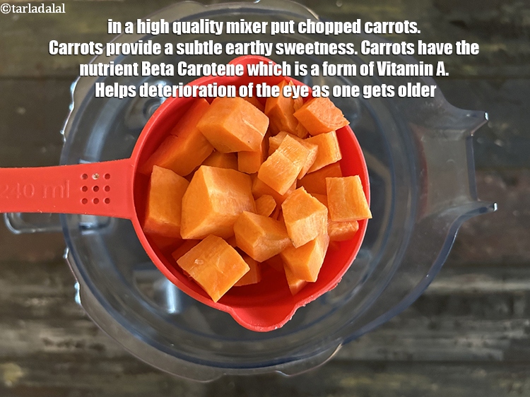 Step 14 – <meta charset="UTF-8" />While black grapes provide the dominant sweetness, carrots add a subtle, earthy sweetness …