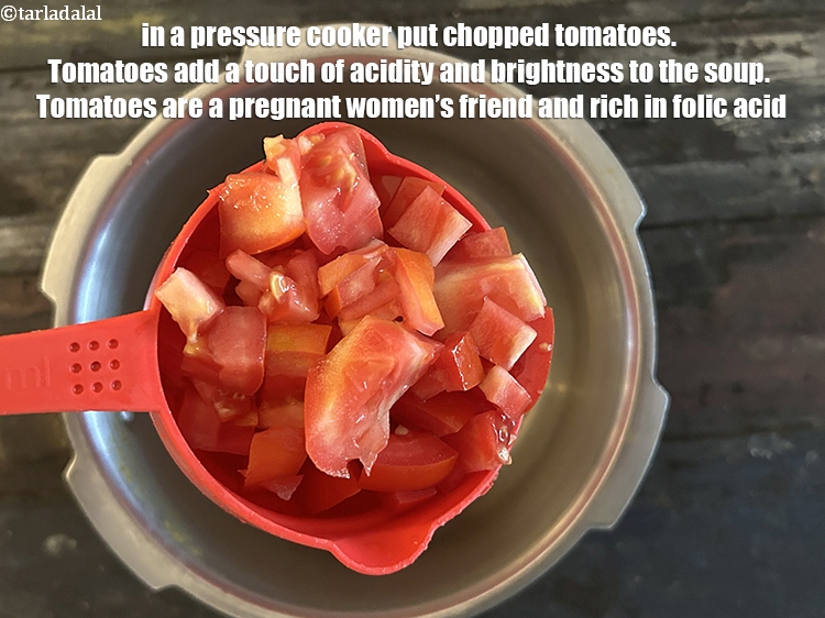 Step 26 – <meta charset="UTF-8" /> in a pressure cooker put&nbsp;roughly&nbsp;<a href="glossary-chopped-tomatoes-779i">chopped tomatoes</a>. Tomatoes add a touch of …