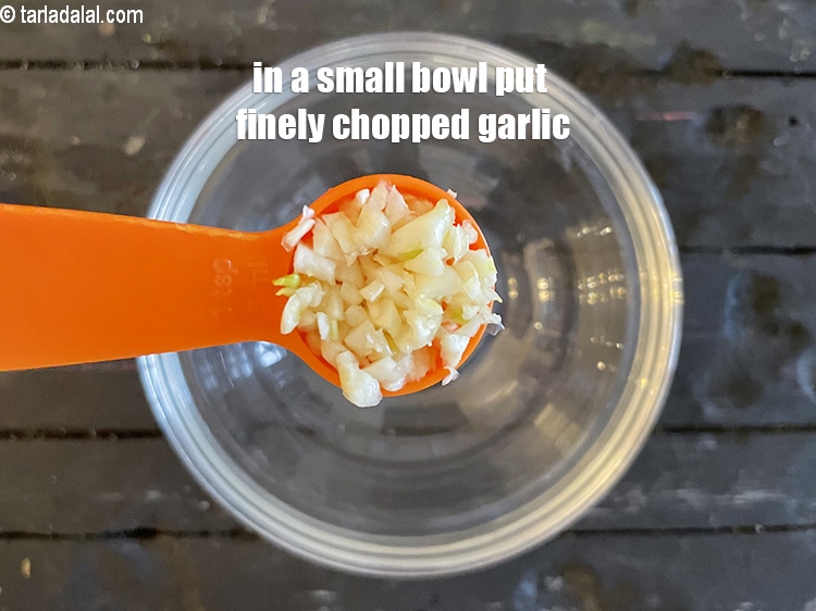 Step 3 – To make <strong>dressing for dressing for paneer tomato lettuce salad</strong>&nbsp;in a small bowl put 1&nbsp;tsp&nbsp;finely&nbsp;<a …