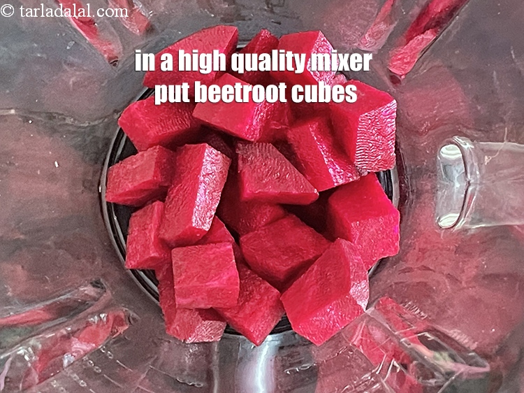 Step 5 – To make <strong>beetroot juice recipe | healthy beetroot juice | calcium, Vitamin C and folic …