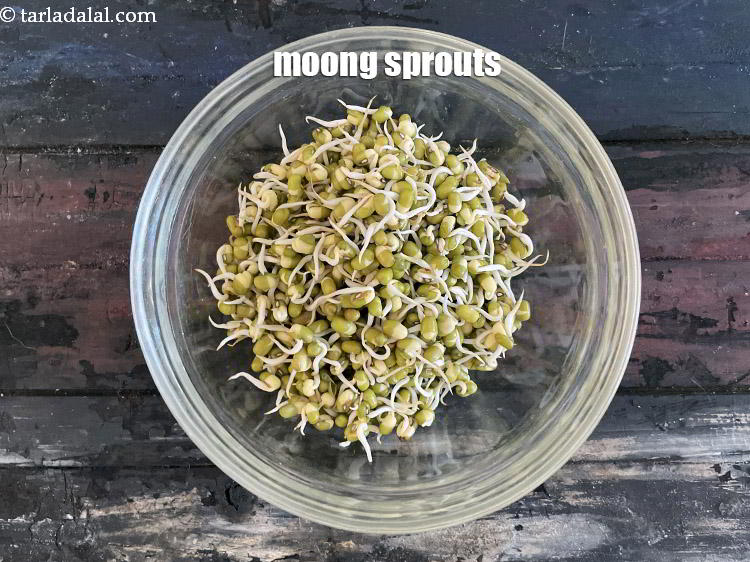 Step 4 – This is what sprouted moong looks like.