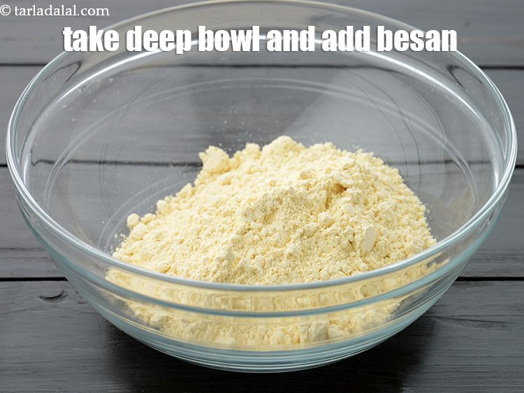 Step 6 – To make batter for <strong>gobi pakora recipe | Indian style cauliflower pakoda | gobhi ke …