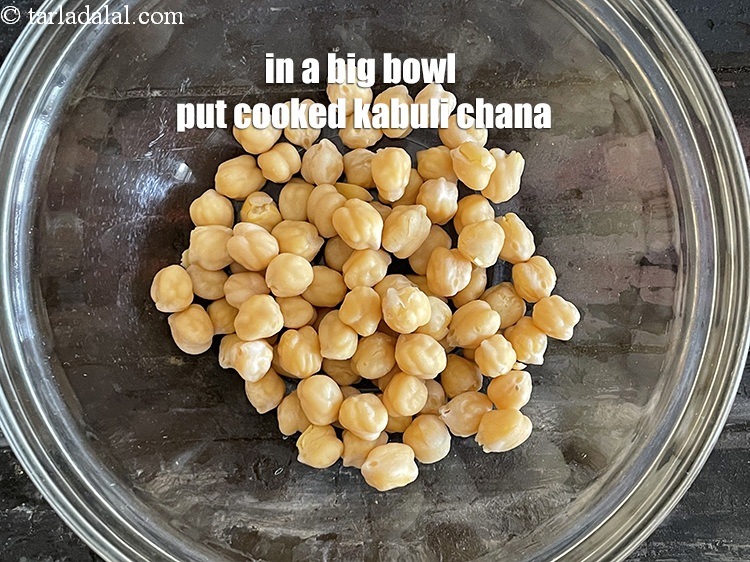 Step 28 – To make <strong>chawli, rajma and chick pea salad recipe | healthy three bean chaat salad …