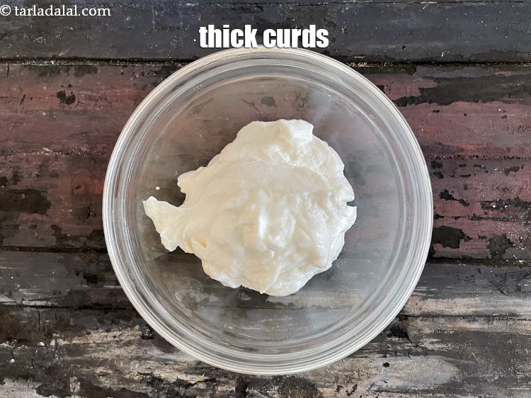 Step 10 – In a bowl put&nbsp;<!--{C}%3C!%2D%2D%253Cmeta%2520charset%253D%2522UTF-8%2522%2520%252F%253E%2D%2D%3E-->1/2 cup&nbsp;thick&nbsp;<a href="glossary-low-fat-curds-low-cal-dahi-low-calorie-curd-low-fat-yogurt-1107i">low-fat curds (dahi)</a>.&nbsp;<u><em>Make the dressing just before serving the salad. …