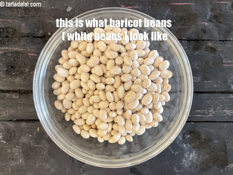 Step 3 – This is what haricot beans look like.