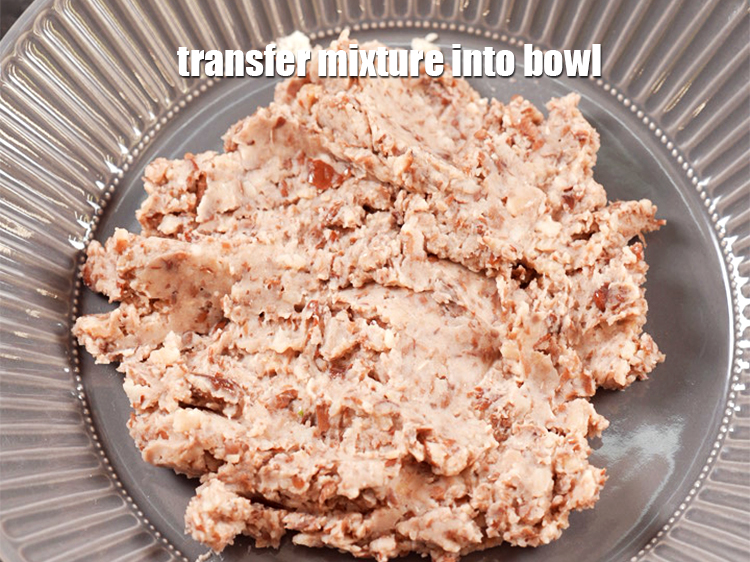 Step 6 – Transfer the mixture into a deep bowl.