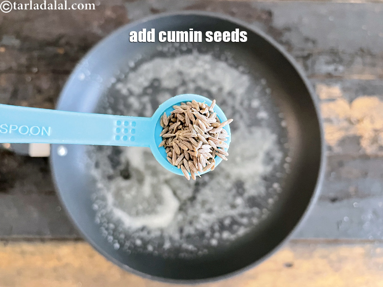 Step 20 – Add&nbsp;<meta charset="UTF-8" />1/2 tsp&nbsp;<a href="glossary-cumin-seeds-jeera-zeera-381i">cumin seeds (jeera)</a>.