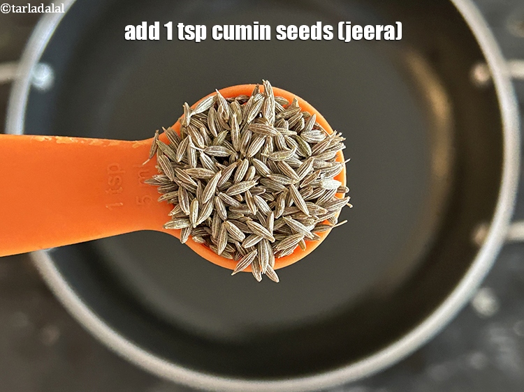 Step 5 – Add&nbsp;<meta charset="UTF-8" />1 tsp&nbsp;<a href="glossary-cumin-seeds-jeera-zeera-381i">cumin seeds (jeera)</a>.