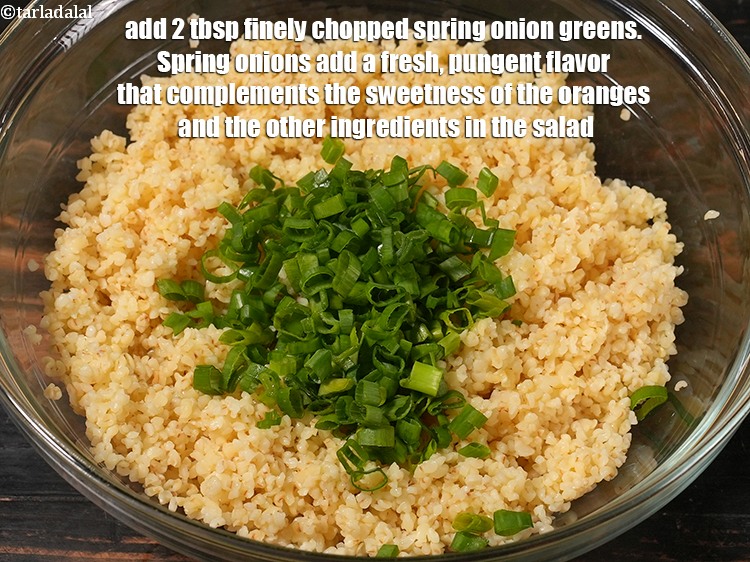 Step 16 – Add&nbsp;<meta charset="UTF-8" />2 tbsp&nbsp;finely&nbsp;<a href="glossary-chopped-spring-onion-greens-1030i">chopped spring onion greens</a>.&nbsp;Spring onions add a fresh, pungent flavor that …
