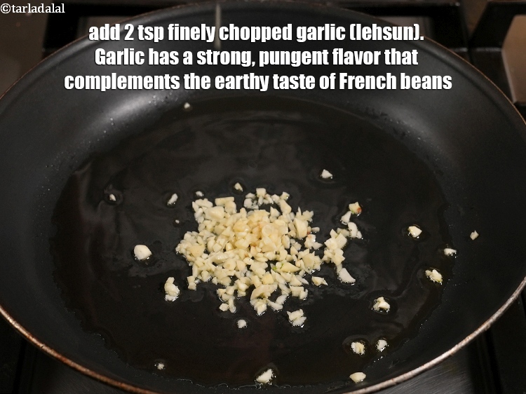 Step 24 – Add&nbsp;2 tsp&nbsp;finely&nbsp;<a href="glossary-chopped-garlic-790i">chopped garlic (lehsun)</a>.&nbsp;Garlic has a strong,&nbsp;pungent flavor that complements the earthy taste of …