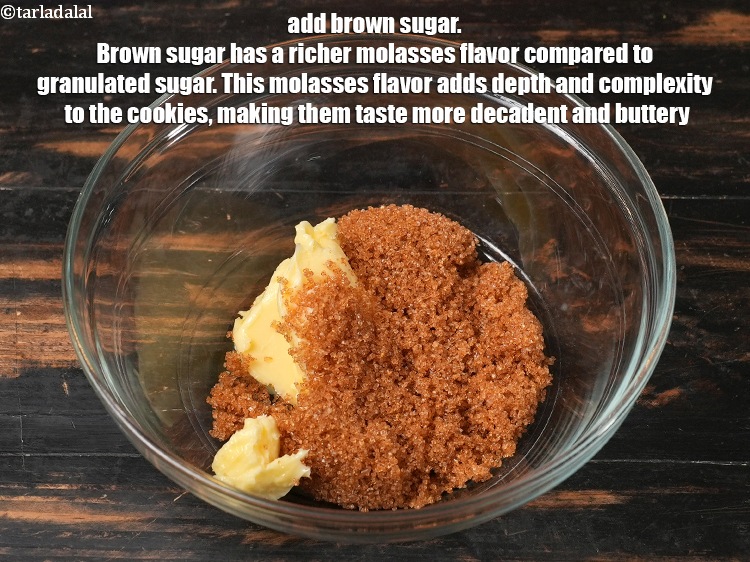 Step 4 – Add &frac12; cup <a href="https://www.tarladalal.com/glossary-brown-sugar-283i">brown sugar</a>. Brown sugar has a richer molasses flavor compared to …