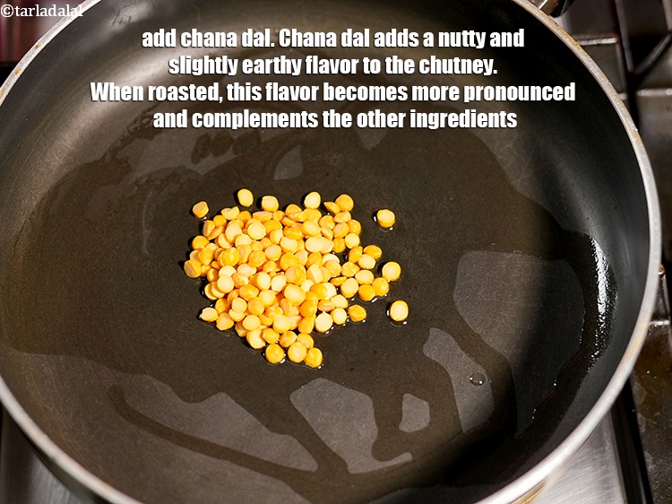 Step 4 – Add 1 tbsp <a href="https://www.tarladalal.com/glossary-chana-dal-split-bengal-gram-285i">chana dal (split bengal gram)</a>. Chana dal adds a nutty and …