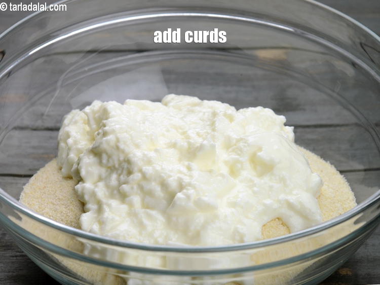 Step 5 – Add &frac34; cup curds.