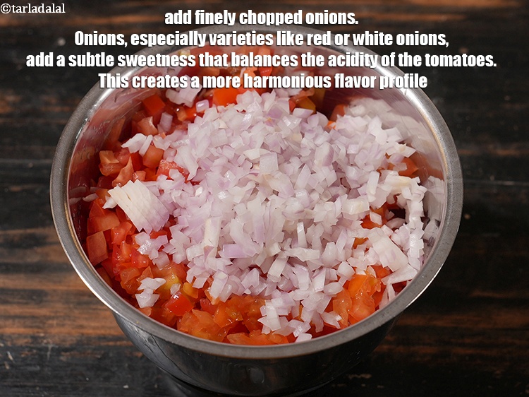 Step 4 – Add &frac14; cup finely chopped onions. Onions, especially varieties like red or white onions, add …