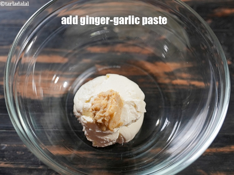 Step 4 – Add 1 tbsp <a href="https://www.tarladalal.com/glossary-ginger-garlic-paste-adrak-lehsun-ki-pate-adrak-lahsun-ki-paste-939i">ginger-garlic (adrak-lehsun) paste</a>.