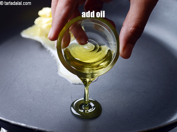 Step 5 – Add 1 tbsp oil.