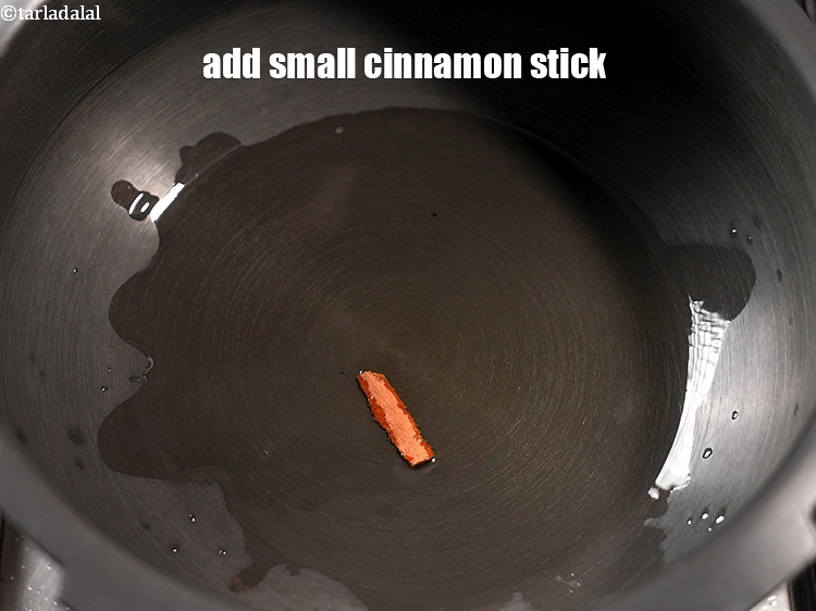 Step 4 – Add 1 small cinnamon stick.
