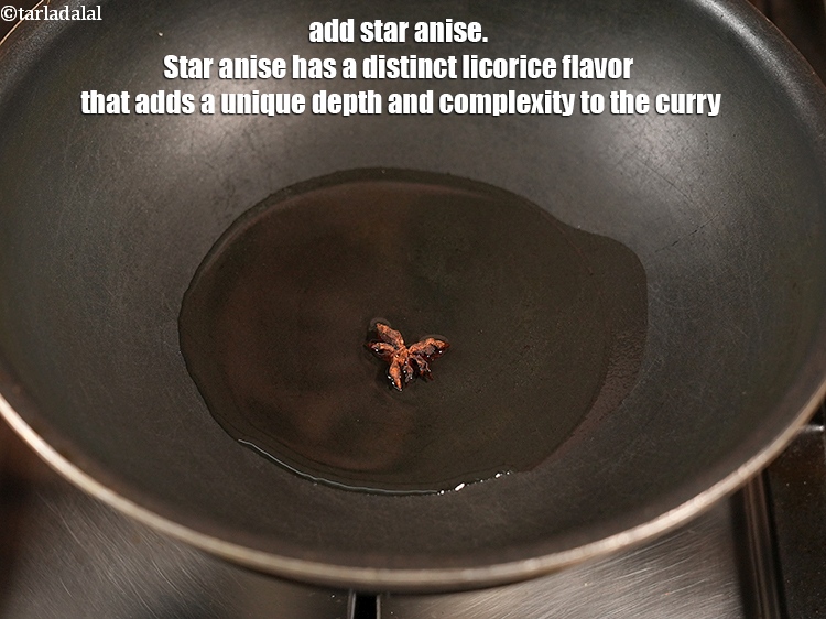 स्टेप 4 – १&nbsp;<a href=""https://www.tarladalal.com/glossary-star-anise-chakri-phool-hindi-623i"">चक्र फूल</a>&nbsp;डालें&nbsp;। चक्र फूल में एक अलग नद्यपान स्वाद …