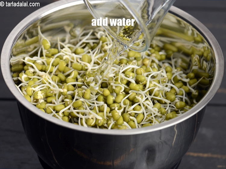 Step 4 – Add 2 tbsp water.