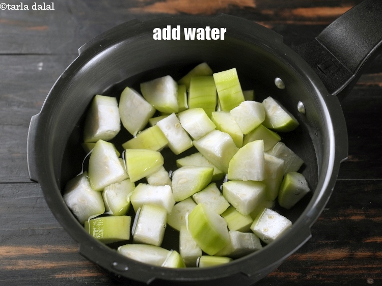 Step 4 – Add 1 cup water.