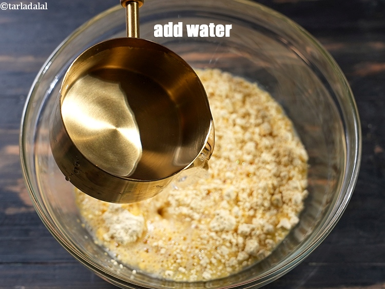Step 4 – Add 3 cups of water.