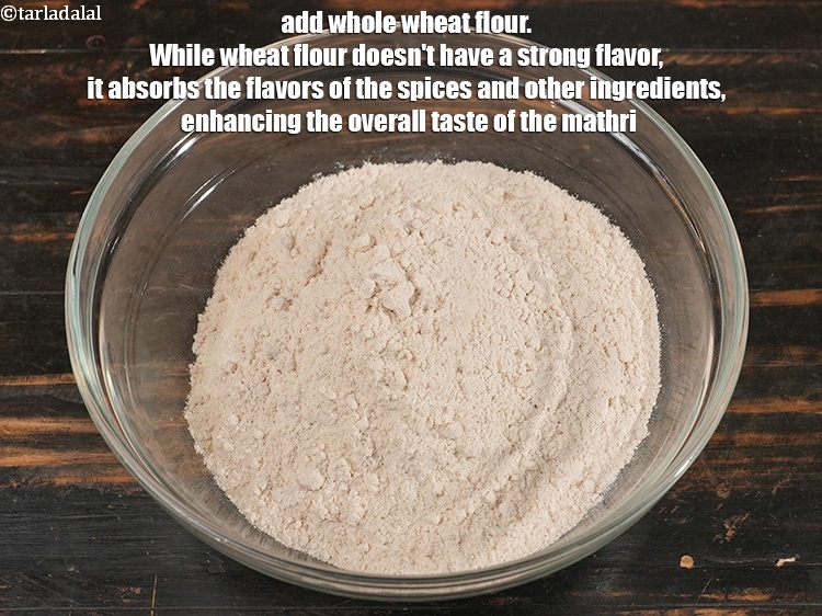 Step 4 – Add 1 cup <a href="https://www.tarladalal.com/glossary-whole-wheat-flour-gehun-ka-atta-gehun-ka-aata-429i">whole wheat flour (gehun ka atta)</a>. While wheat flour doesn&#39;t have …