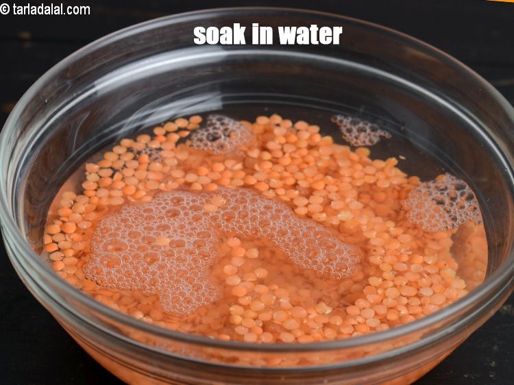 Step 4 – Clean, wash and soak in enough water for about 15 minutes.