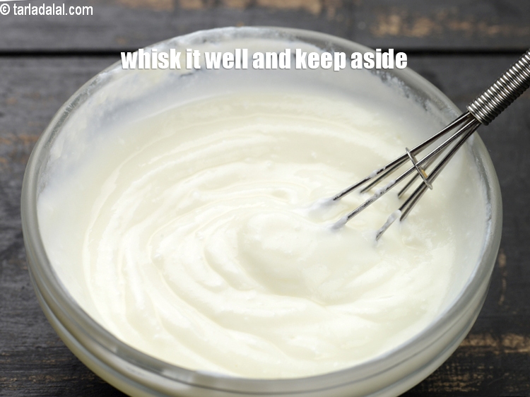 Step 4 – Whisk it well and keep aside.
